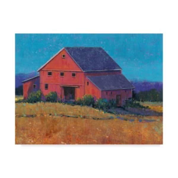 Tim Otoole 'Colorful Barn View Ii' Canvas Art, 35x47, Trademark Fine Art, Mfr#: WAG09142-C3547GG